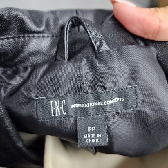 INC International Concepts Black Blazer Fitted Tailored - Picture 4 of 6